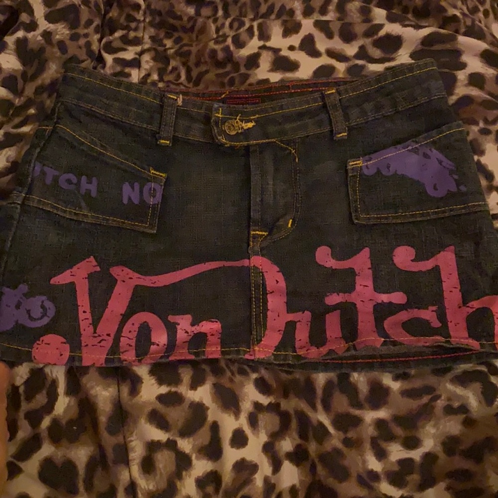 VINTAGE VON DUTCH MINI SKIRT
